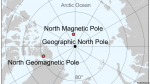 جابجایی قطب مغناطیسی شمال با سرعت ۵۵ کیلومتر در سال  2