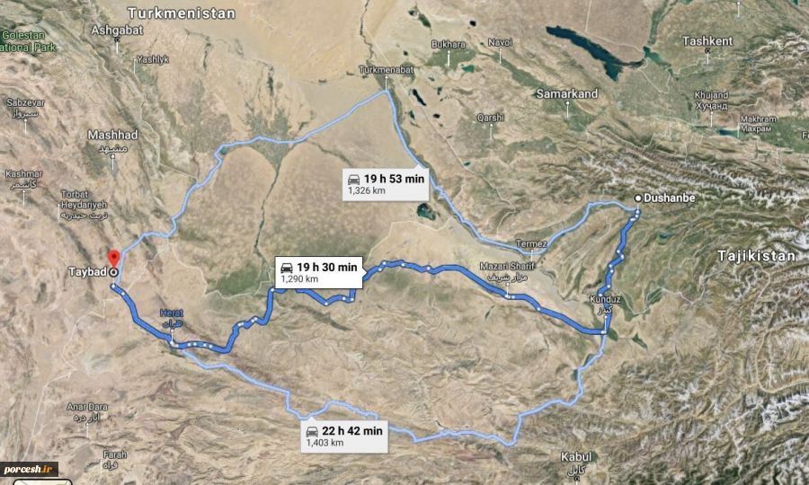 افغانستان مسیر جایگزین برای دستیابی به آسیای مرکزی 2